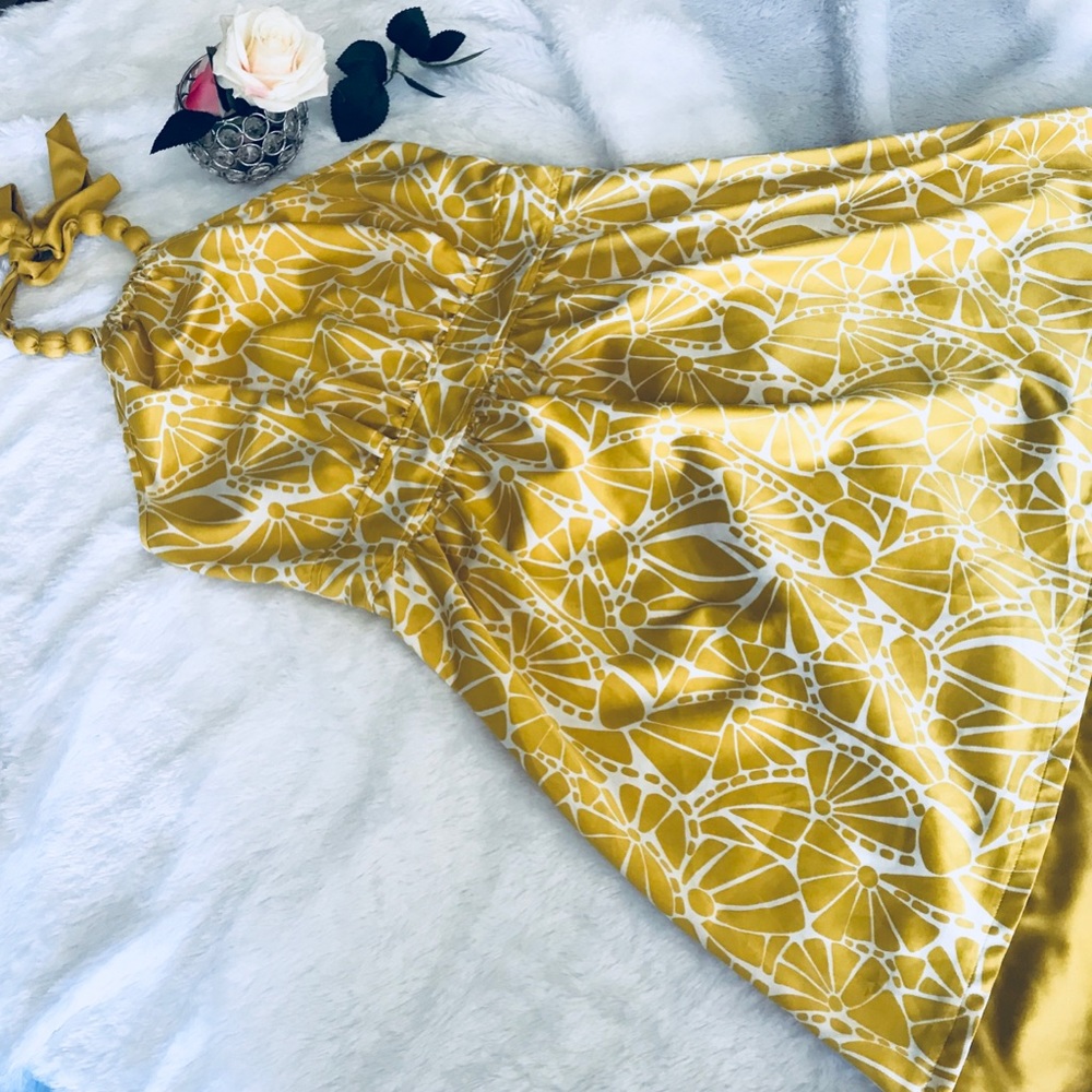 Twenty one mustard yellow summer cute dress M L